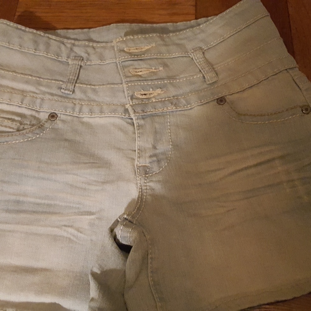 Blue Asphalt high waisted shorts